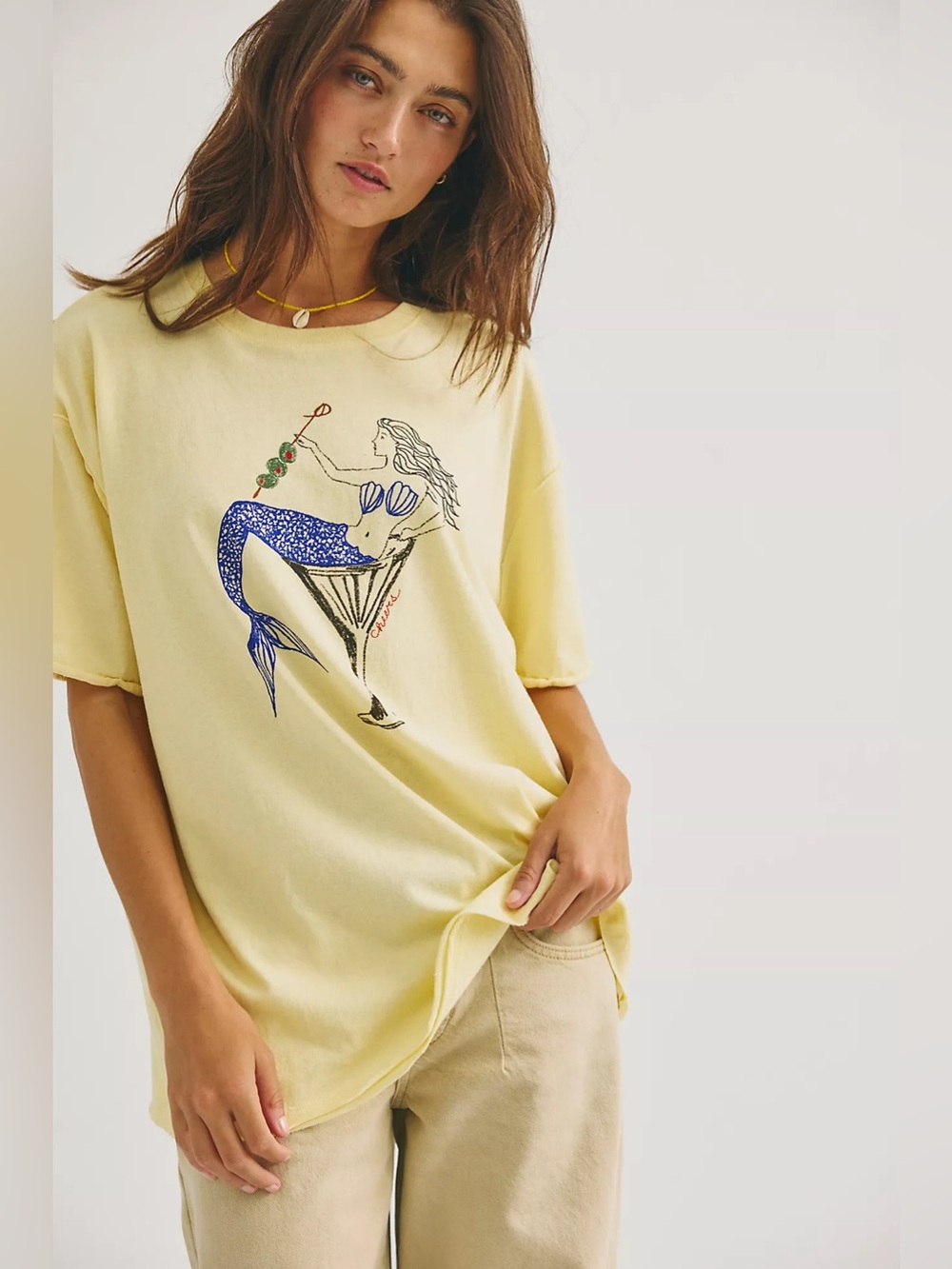 We The Free Best Coast Tee in Mermaid Combo